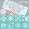9-Pack Large Mandala Stencils (12x12 in) – Reusable Laser-Cut Painting Templates for DIY Crafts on Walls, Wood, Floors, Tiles, Fabric & Furniture